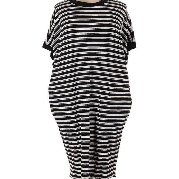 Universal Standard Monochrome Striped Dress - Picture 1 of 7